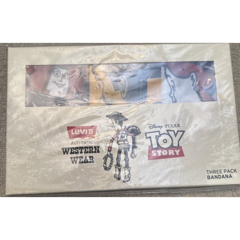 New Levi's X Toy Story 3pk Bandana Limited Edition Box Set